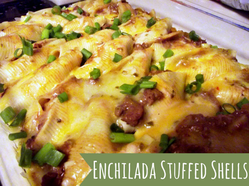 Enchilada Stuffed Shells