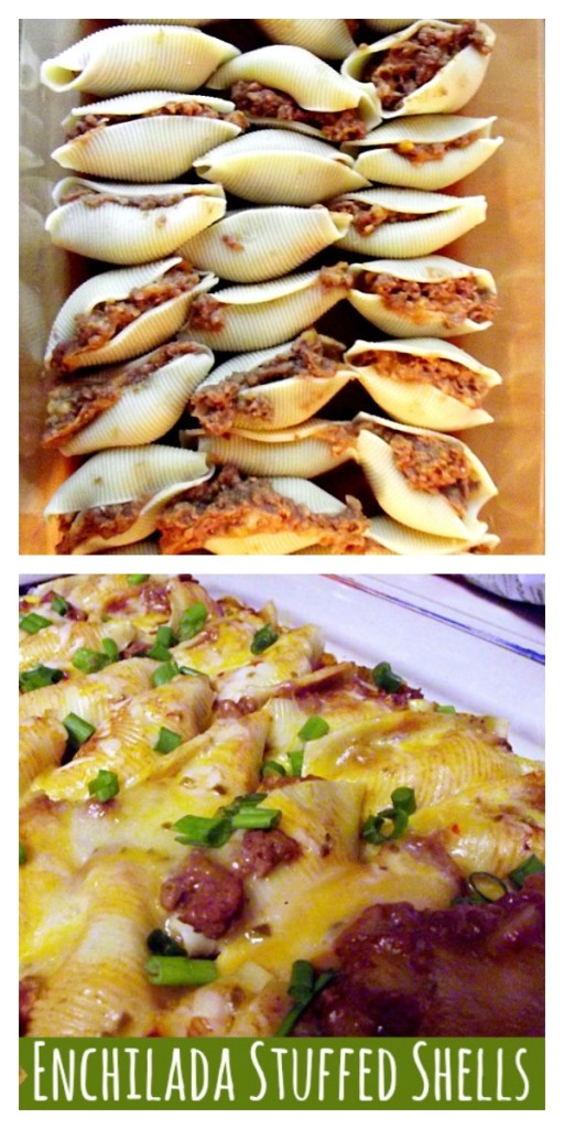 Enchilada Stuffed Shells