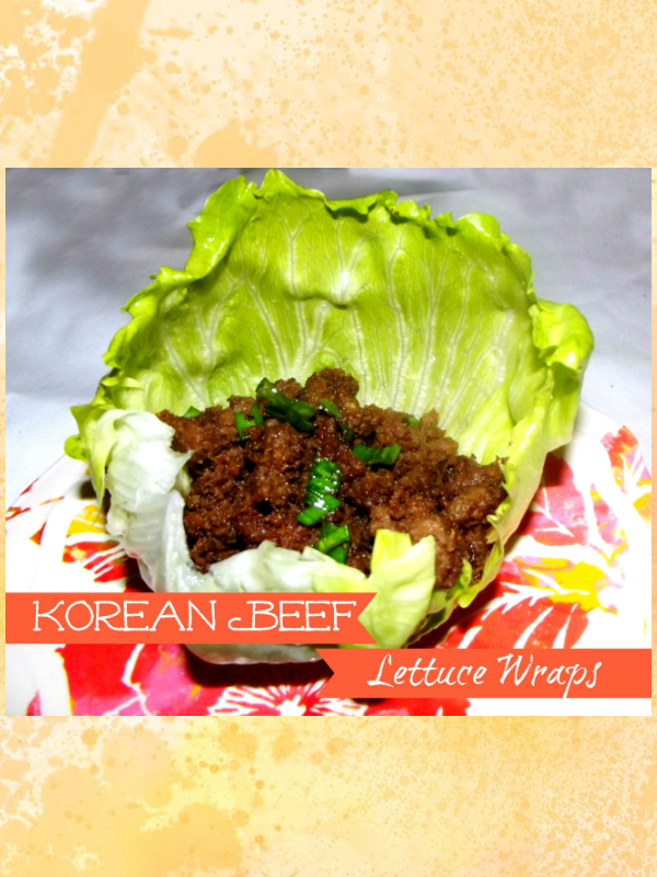 Korean Beef Lettuce Wrap