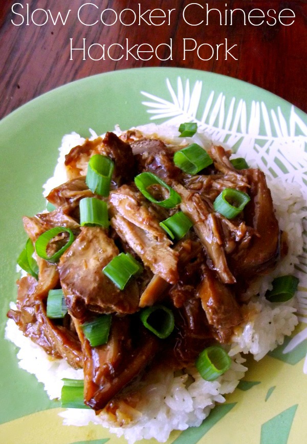 Slow Cooker Chinese Hacked Pork