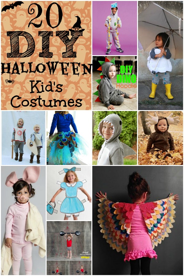 20 DIY Halloween Kid's Costumes