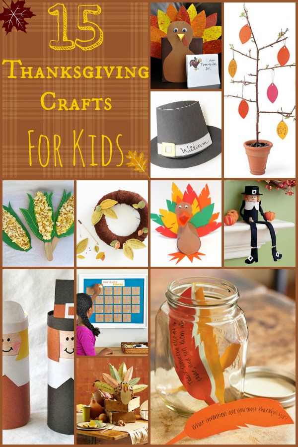 15 Thanksgiving Crafts For Kids