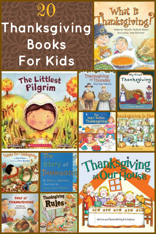 20 Thanksgiving Books For Kids