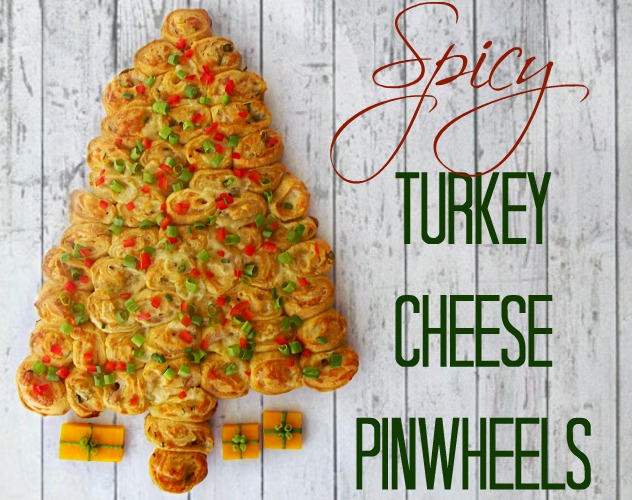 Spicy Turkey Cheese Pinwheels