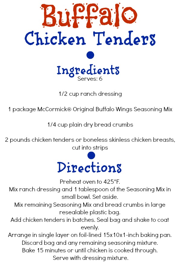 Buffalo Chicken Tender Recipe #shop #cbias