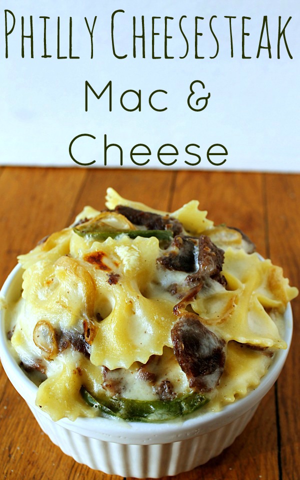 Philly Cheese-steak Mac & Cheese