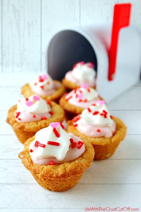 Strawberry CreamCheese Cookie Cups