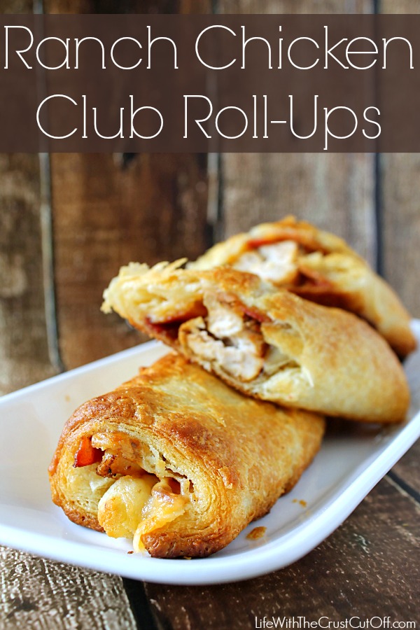 Ranch Chicken Club Roll-Ups