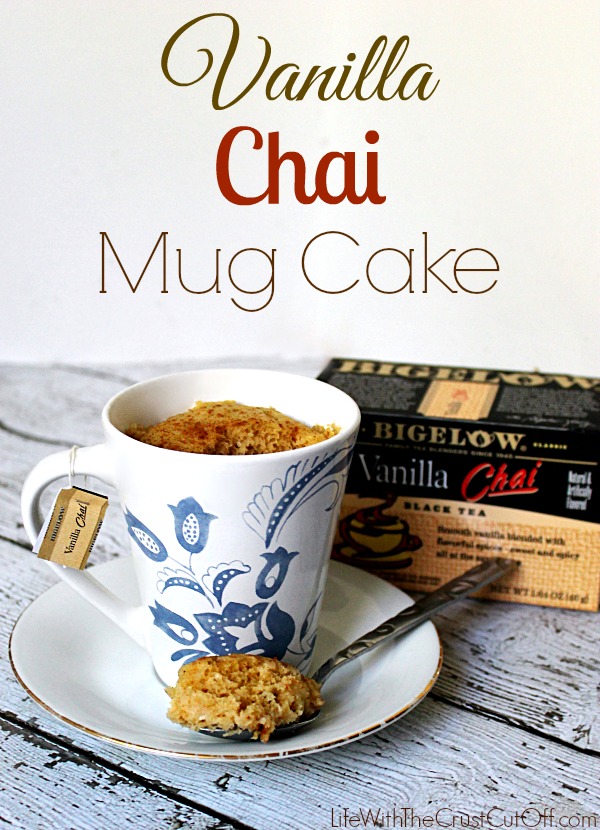 Vanilla Chai Mug Cake #AmericasTea, #shop, #cbias