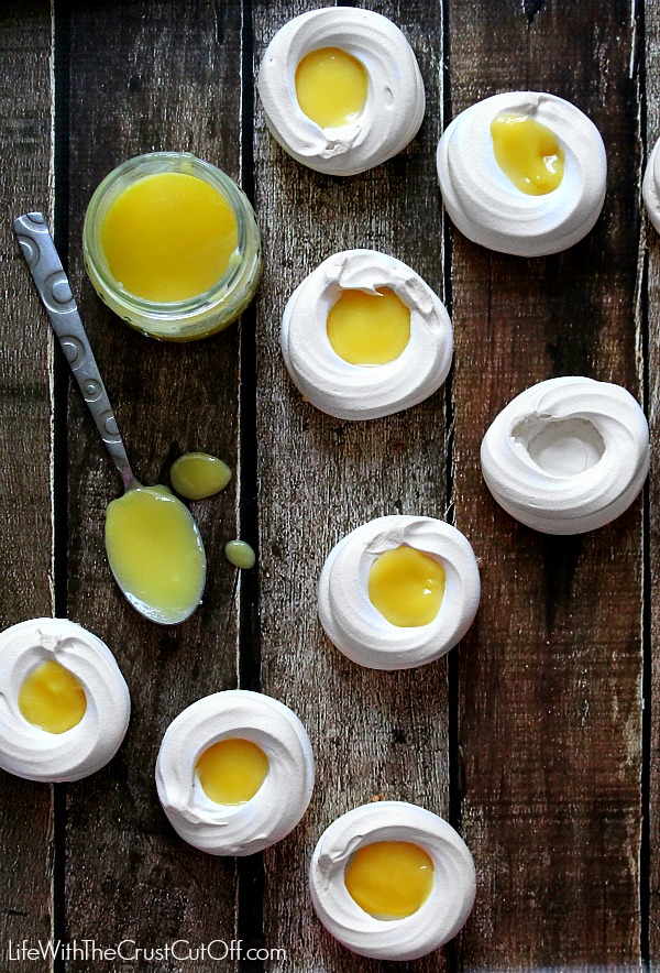 Lemon Curd Meringues