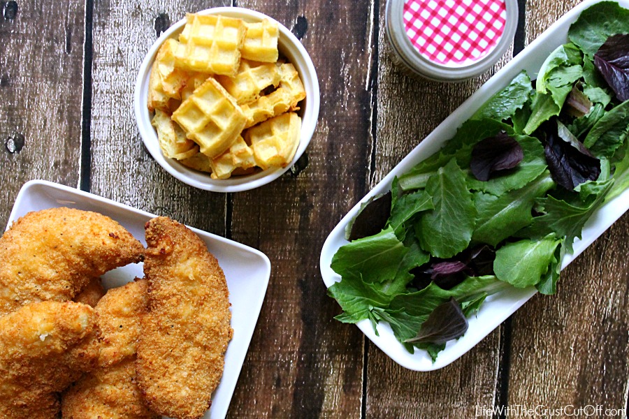 Chicken&Waffles Salad #TEArifficPairs #CollectiveBias