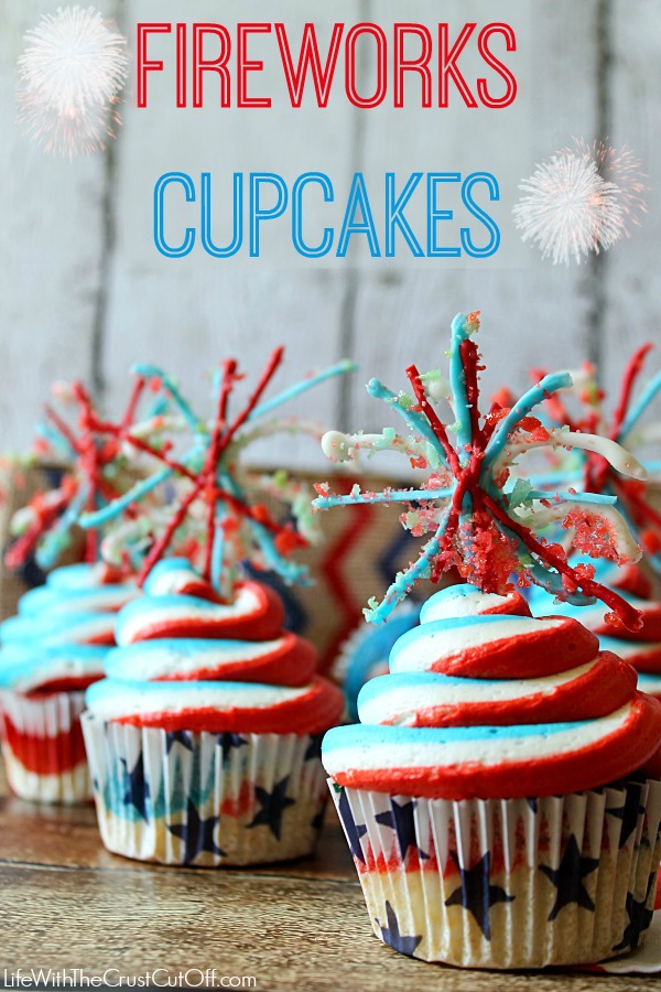 Fireworks Cupcakes