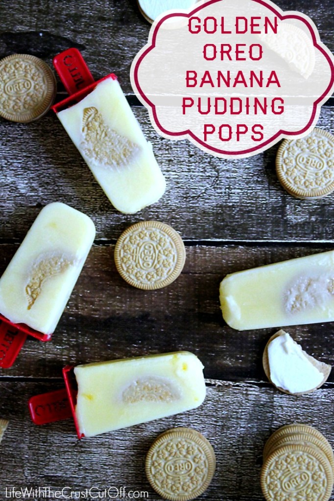 Golden Oreo Banana Pudding Pops