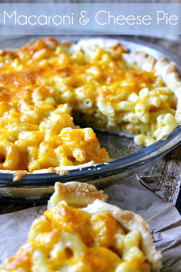 Macaroni and Cheese Pie