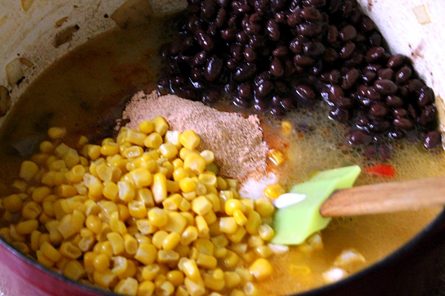 cCorn and black beans #FoodDeservesDelicious #CollectiveBias