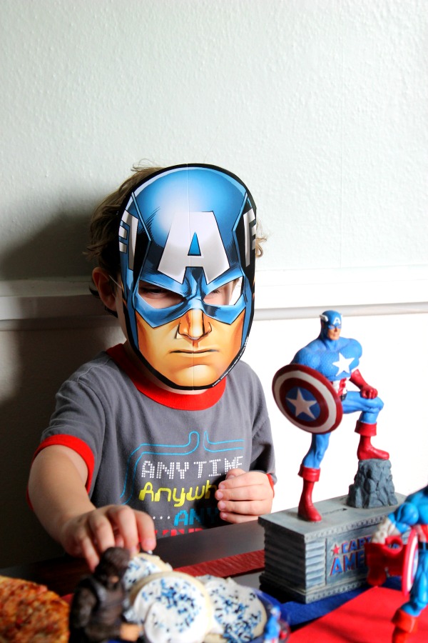Captain America Mask #HeroesEatMMs #CollectiveBias