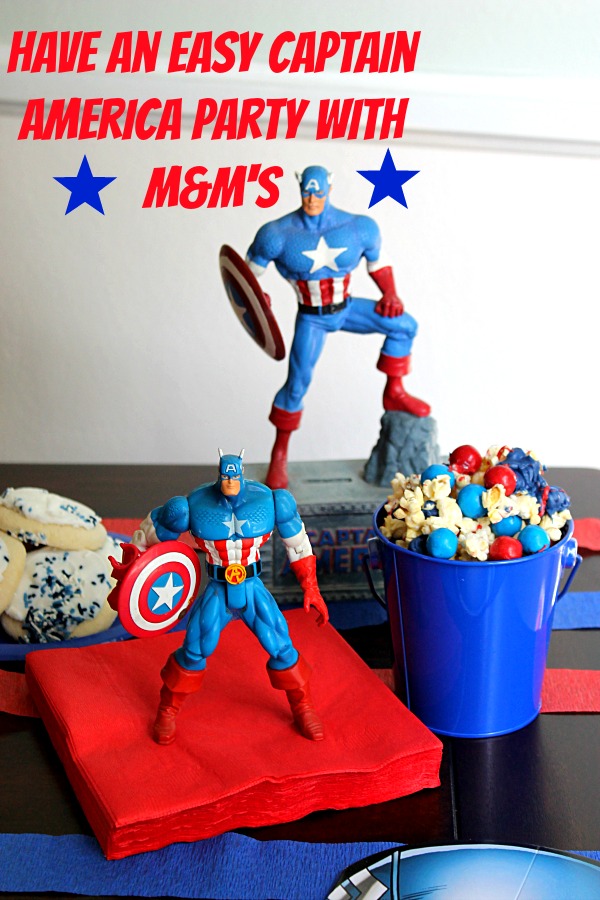 Captain America Party with M&M's #HeroesEatMMs #CollectiveBias