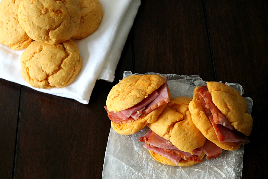 Ham & Sweet Potato Biscuits