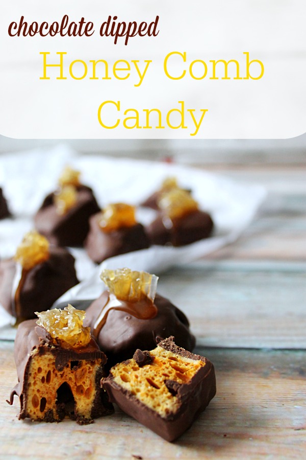 Chocolate Dipped Honey Comb Candy #HoneyForHolidays #DonVictor #CollectiveBias