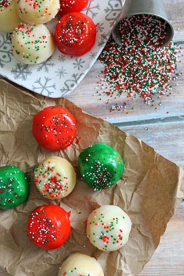 Perfect Holiday Glazed Cake Bites