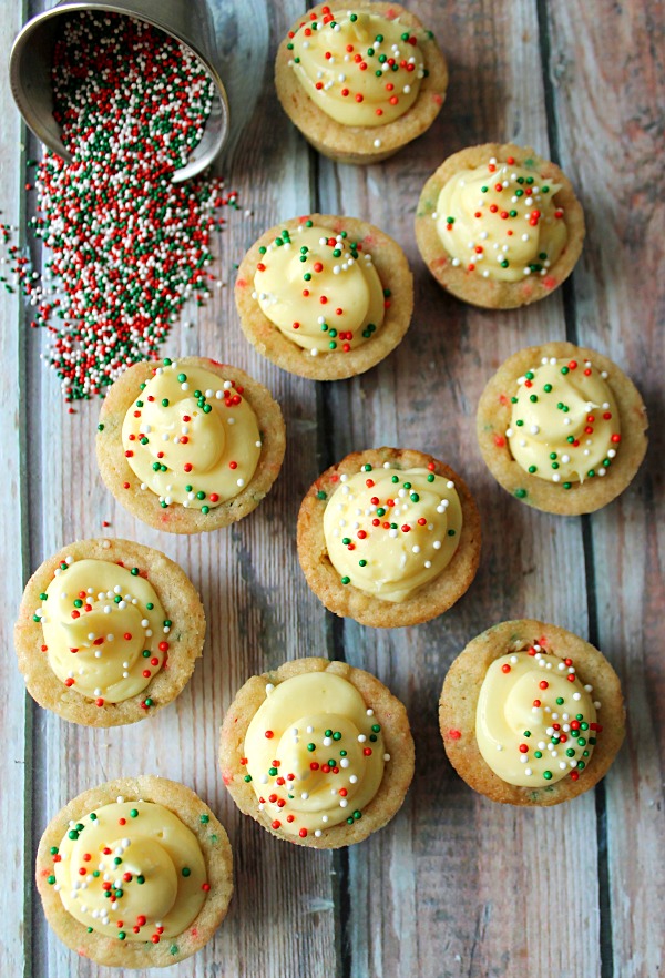 Sugar Cookie Cheesecake Bites