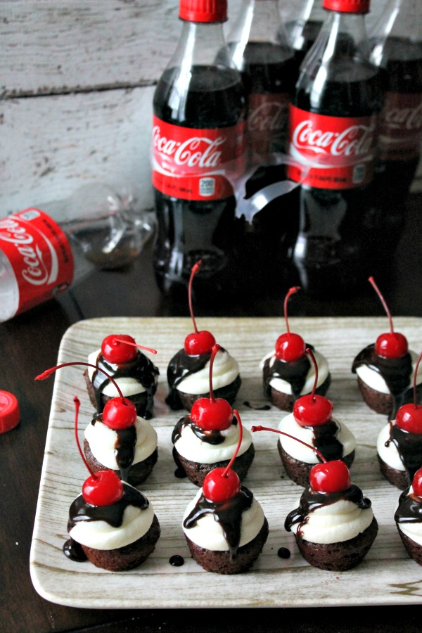 Chocolate Coke Cupcake Bites #PreparetoParty #CollectiveBias