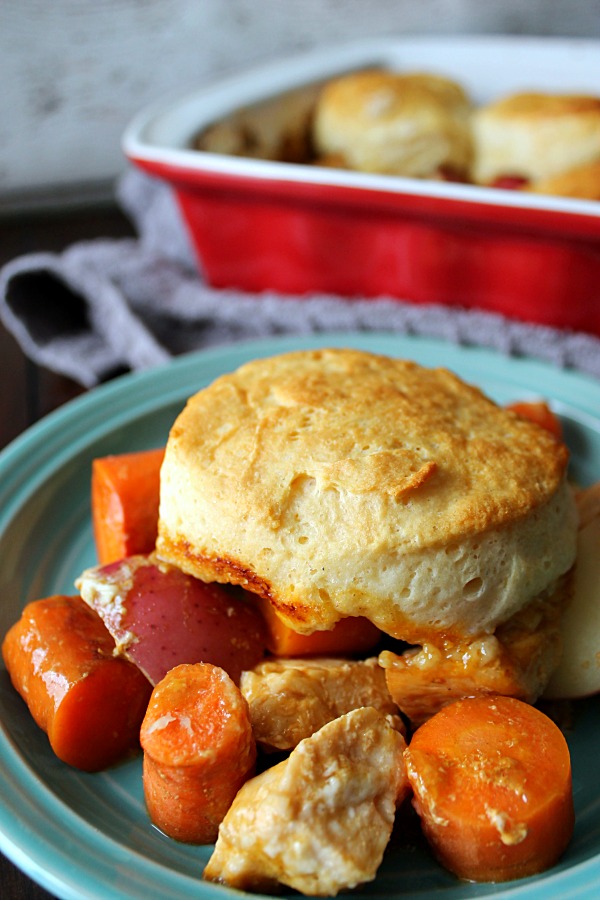 Comforting Chicken & Biscuit Stew