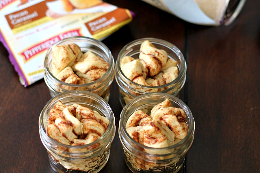 French Toast Casserole In Mini Mason Jars #WarmUpYourDay #CollectiveBias