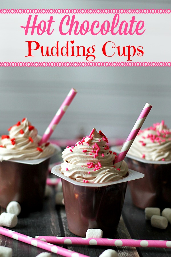 Hot Chocolate Pudding Cups #SnackPackMixins #CollectiveBias