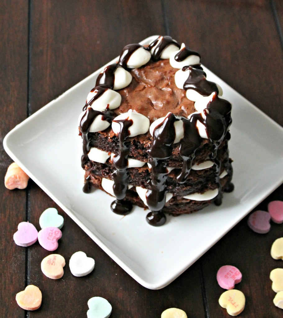 Hot Fudge Brownie For Two