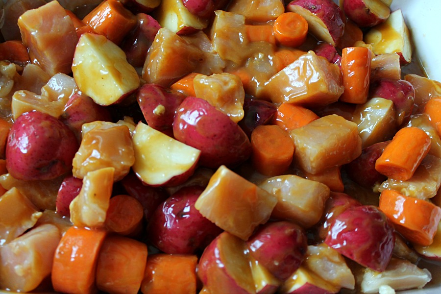 Stir up some One Pan Chicken & Biscuit Stew