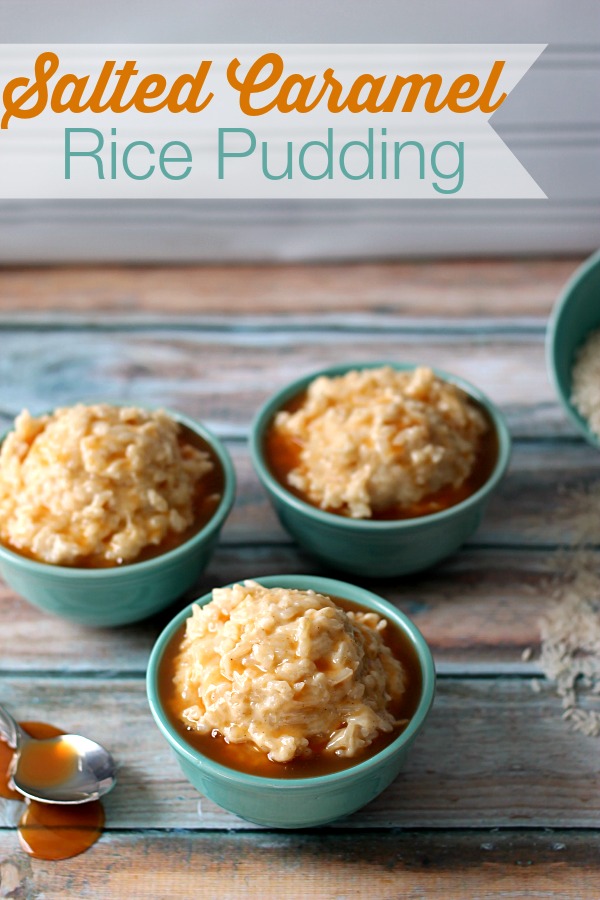 Salted Caramel Rice Pudding  #AmericasTea #CollectiveBias