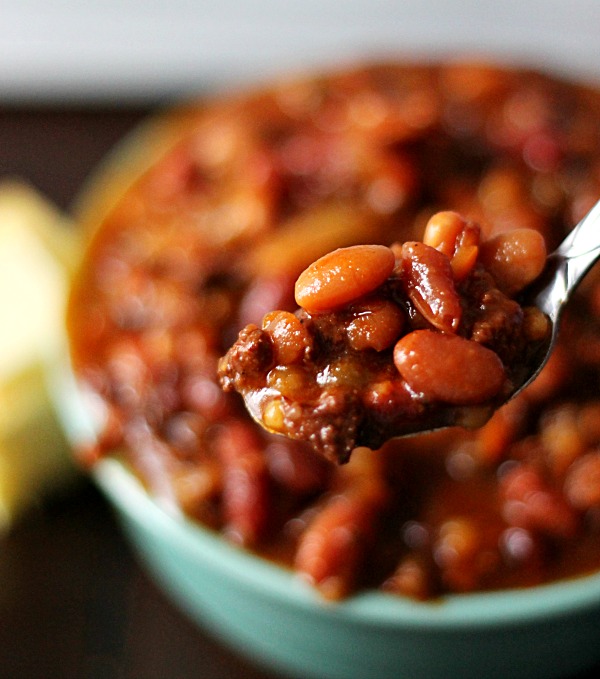 Slow Cooker Beef & Bean Soup