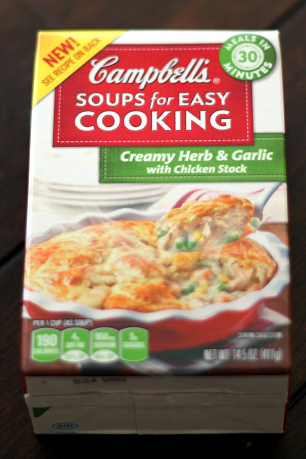 Campbell's Soups For Easy Cooking Creamy Herb & Garlic with Chicken Stock #CollectiveBias #WeekNightHero