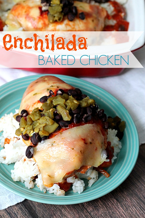 Enchilada Baked Chicken, Delicious and quick! #WeekNightHero #CollectiveBias