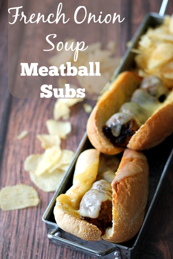 French Onion Soup Meatball Subs #WeekNightHero #CollectiveBias