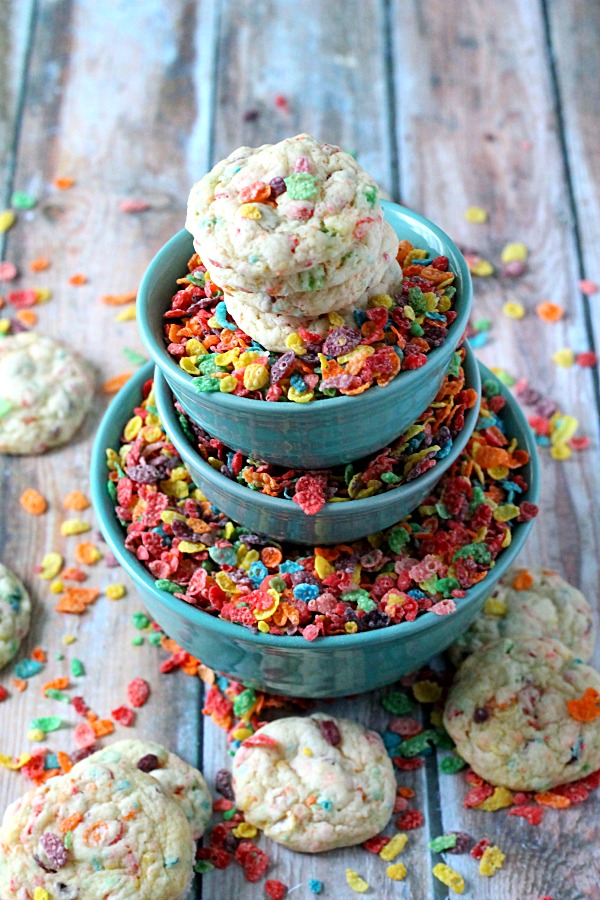 Fruity Pebble Cookies, sooo yummy!