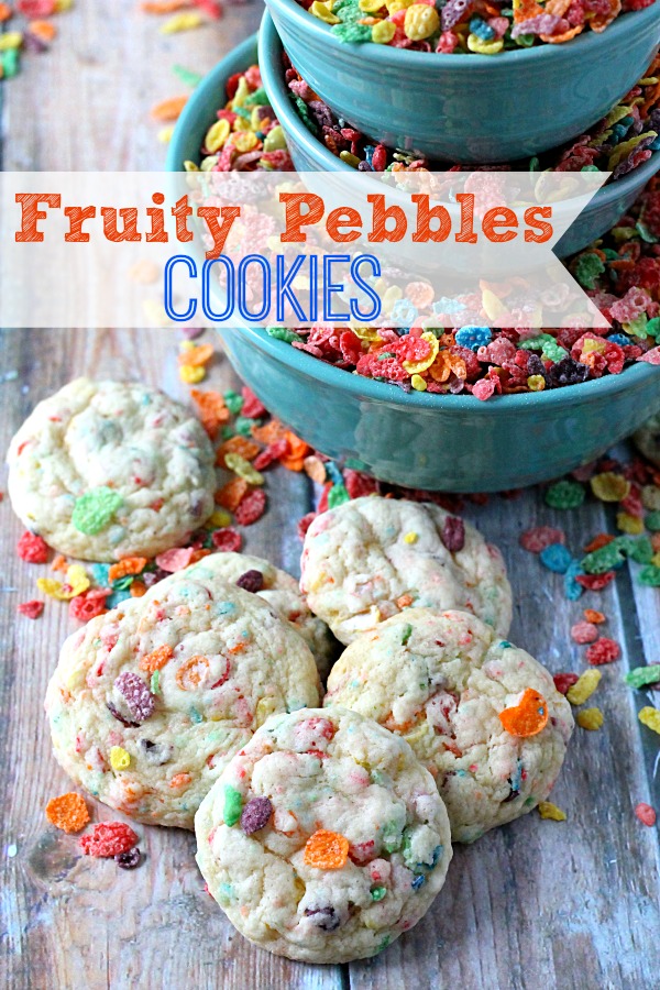 Fruity Pebbles Cookies, yum!