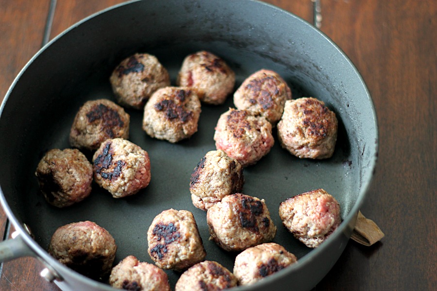 Seared Meatballs #WeekNightHero #CollectiveBias