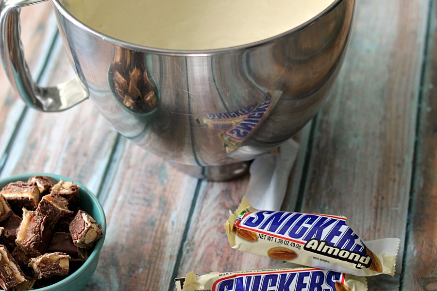 Snickers Cheesecake Batter #WhenImHungry #CollectiveBias