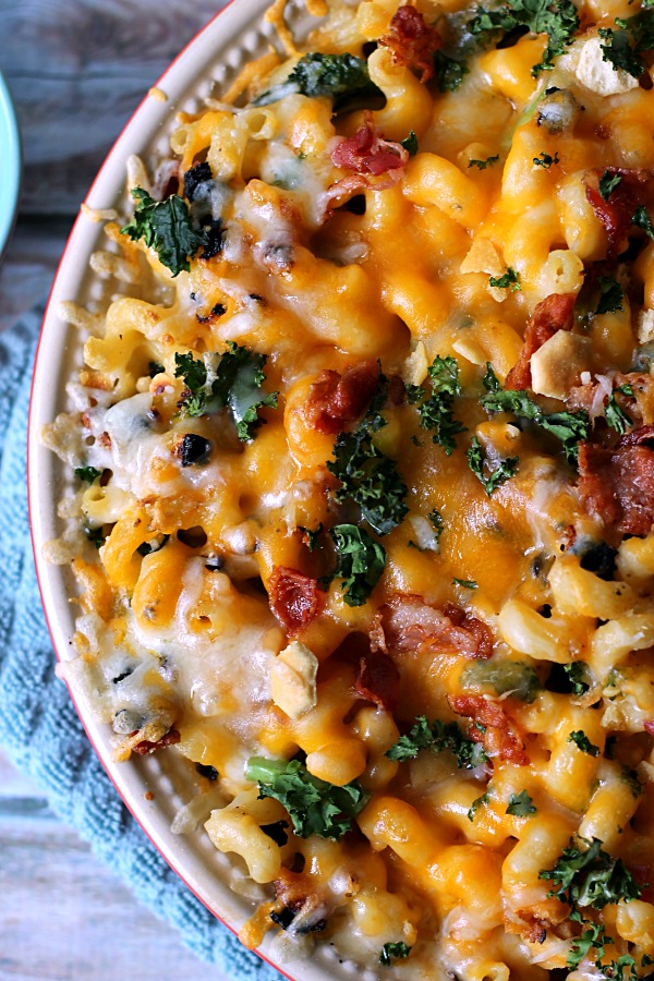 Kale & Bacon Mac & Cheese