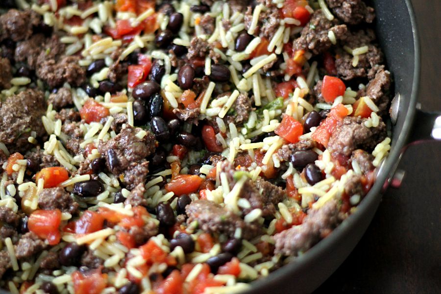 One Pot Black Beans and rice