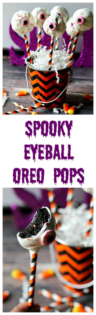 Spooky Eyeball Oreo Pops