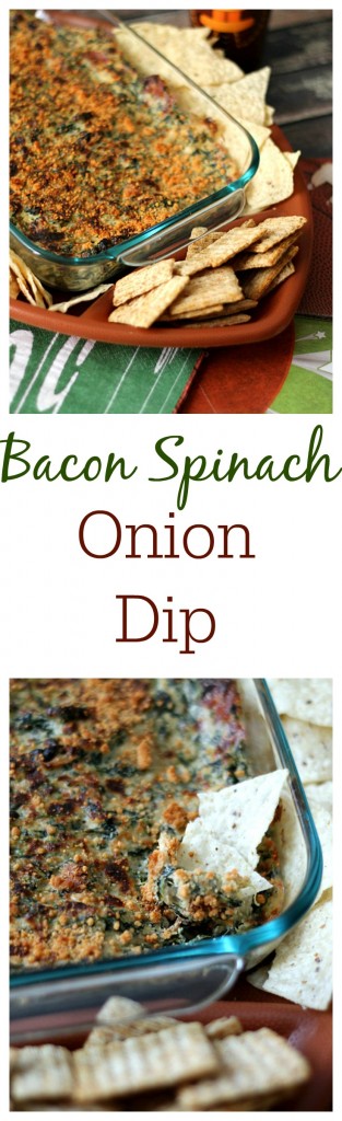 Bacon Spinach Onion Dip