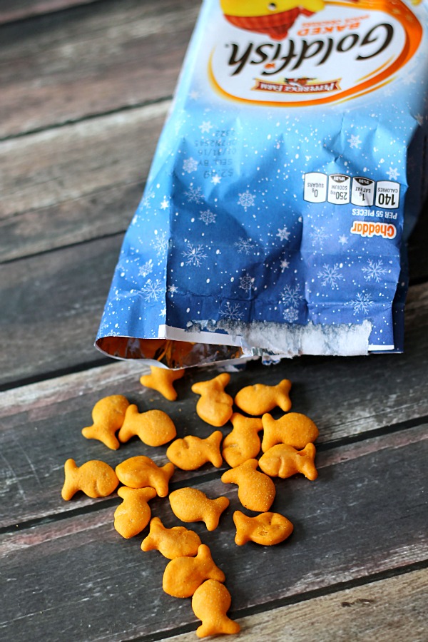Goldfish, yum!