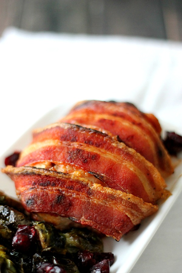 Bacon Wrapped Cranberry Chicken