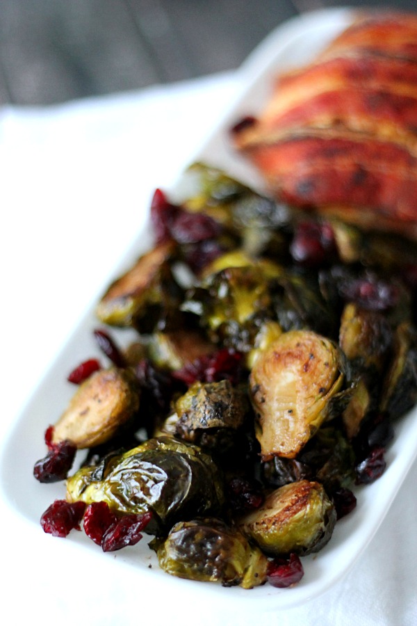 Cranberry Balsamic Brussel Sprouts