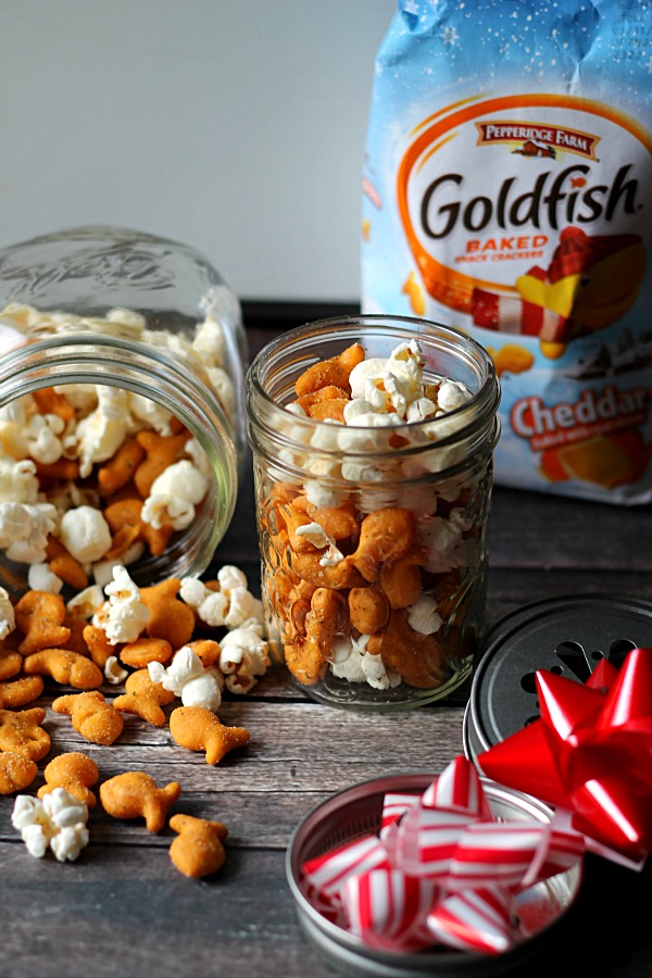 Goldfish Snowball Snack