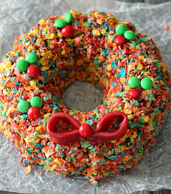 Fruity Pebble Wreath