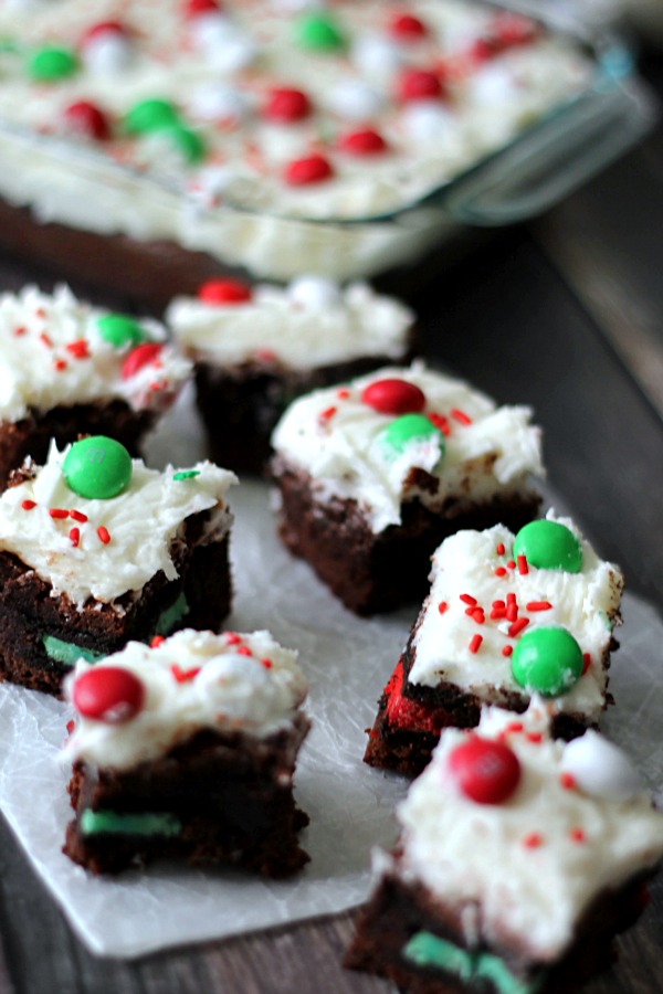 Loaded Christmas Brownies!!!